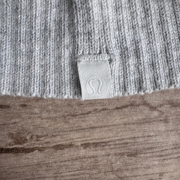 lululemon keep it cozy Gray Turtleneck sweater Dress 8 womens - Picture 8 of 10